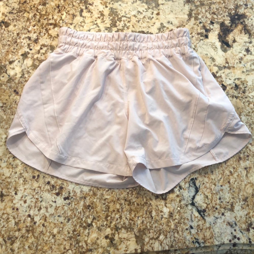 5 inch inseam pink lululemon athletic shorts
